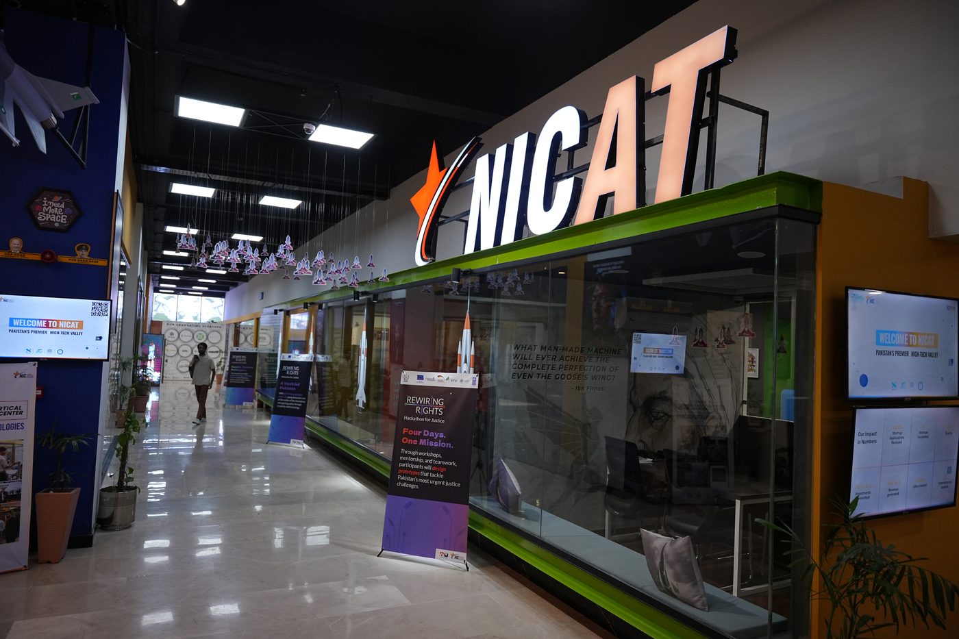 The NICAT facility at NASTP